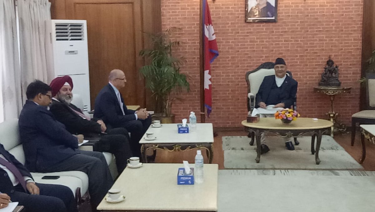 KP Sharma Oli and foreign secretary